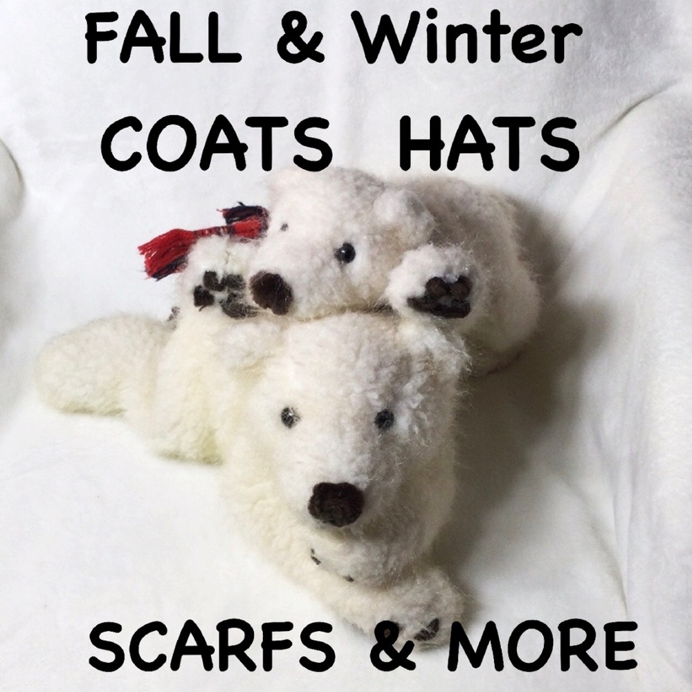 Cooler Weather Wear “Coats, Jackets Vest Scarfs Hats & More”!